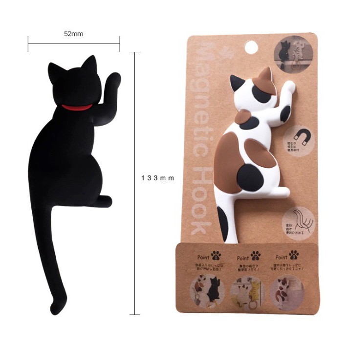 CY.Ж 貓尾巴磁鐵掛鉤 冰箱貼-細節圖7