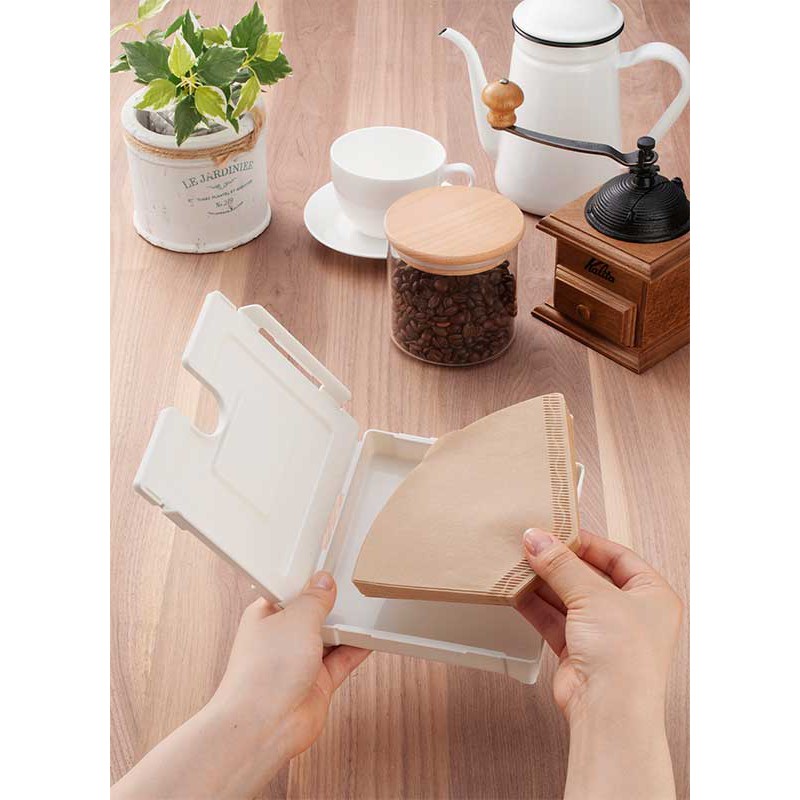 AY.日本製 【INOMATA】磁吸式咖啡濾紙收納盒-細節圖2