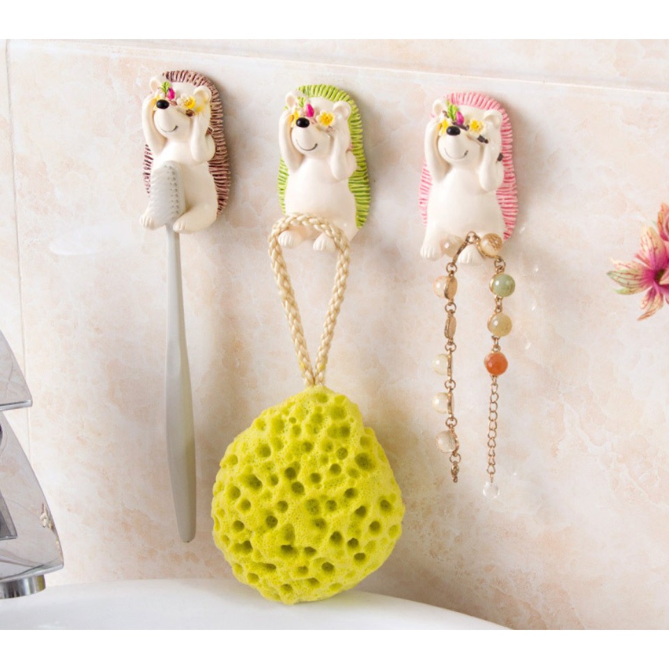 AY.可愛卡通刺蝟牙刷架/掛架【蝦皮團購】-細節圖4