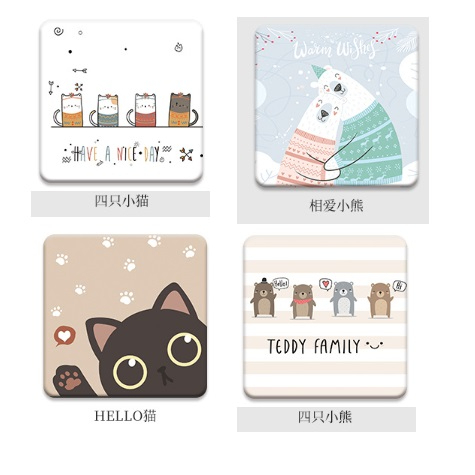 DY.Ж 日韓熱銷 圓形&方形 彩繪珪藻土吸水墊、漱口杯墊、肥皂墊.香皂墊◇-細節圖3