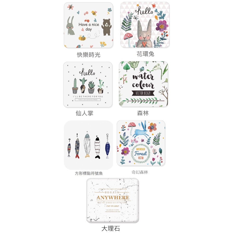 DY.Ж 日韓熱銷 圓形&方形 彩繪珪藻土吸水墊、漱口杯墊、肥皂墊.香皂墊◇-細節圖4