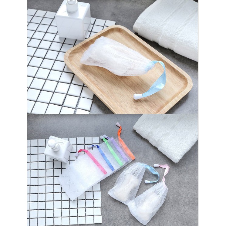 BY.Ж 洗臉手工皂起泡網、香皂袋、泡泡網袋◇-細節圖3