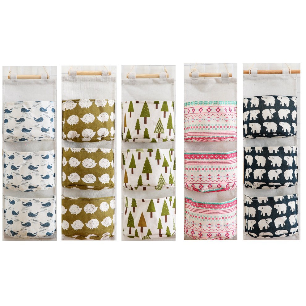 CY.＊lilicoco生活無限＊◇棉麻三層掛袋◇-細節圖7