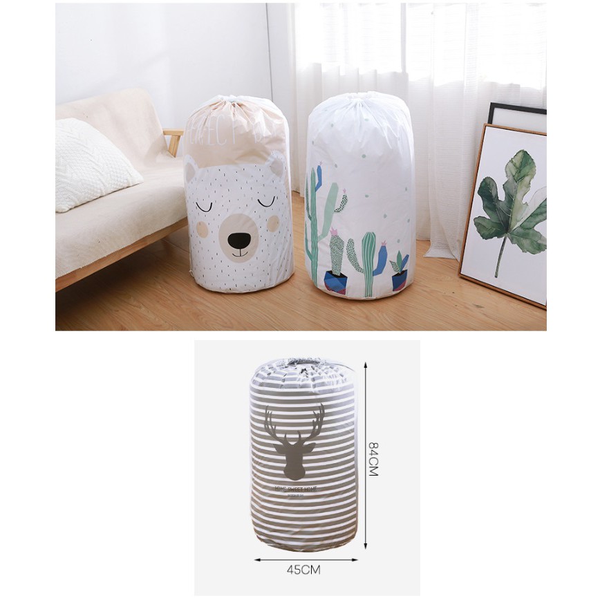 HY.Ж 可愛束口防潮棉被袋、防水棉被收納袋、衣物整理袋、打包袋、束口袋 ◇-細節圖6