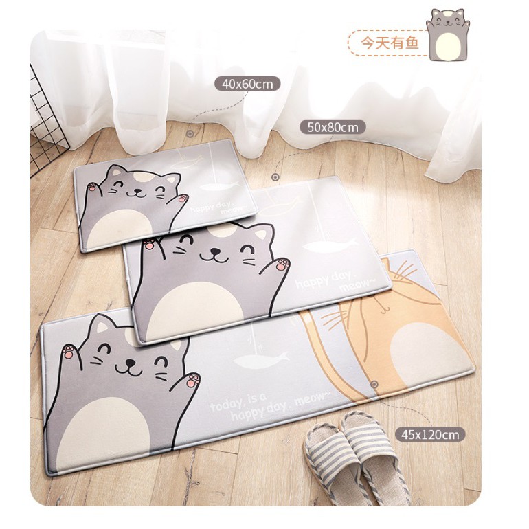 HY.Ж 超Q可愛萌貓、萌狗地墊.臥室門墊.地毯.浴室防滑墊.吸水墊.陽台廚房腳踏墊 ◇-細節圖5