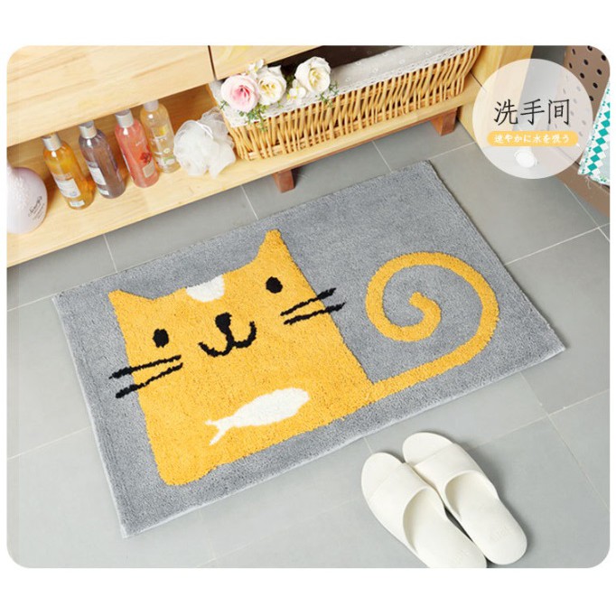 FY.Ж 現代簡約卡通造型地墊.臥室門墊.地毯.浴室防滑墊.吸水墊.陽台廚房腳踏墊 45*65cm-細節圖3
