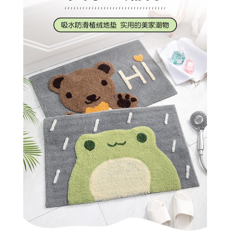FY.Ж 現代簡約卡通造型地墊.臥室門墊.地毯.浴室防滑墊.吸水墊.陽台廚房腳踏墊 45*65cm-細節圖7