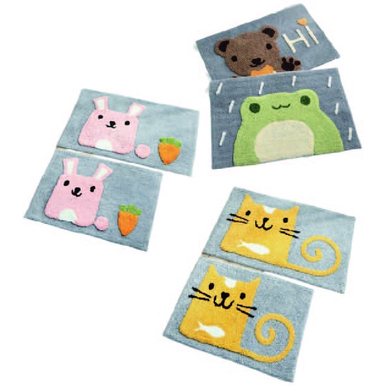 FY.Ж 現代簡約卡通造型地墊.臥室門墊.地毯.浴室防滑墊.吸水墊.陽台廚房腳踏墊 45*65cm-細節圖9