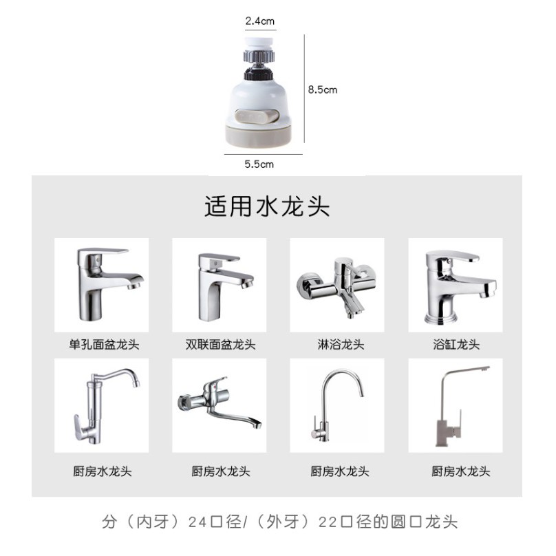 GY.Ж 可調節水龍頭增壓濾水器.花洒.自來水過濾器.過濾延伸節水器.水龍頭氣泡器◇-細節圖2