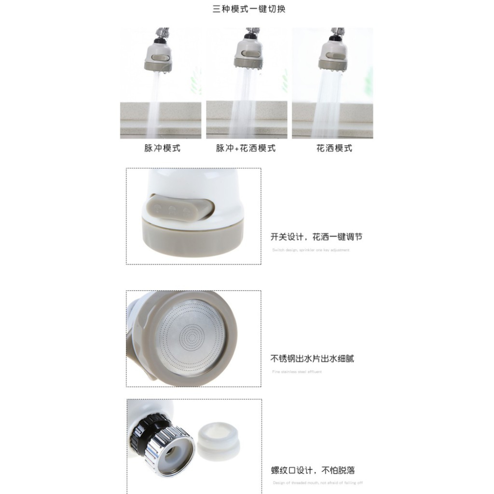 GY.Ж 可調節水龍頭增壓濾水器.花洒.自來水過濾器.過濾延伸節水器.水龍頭氣泡器◇-細節圖8