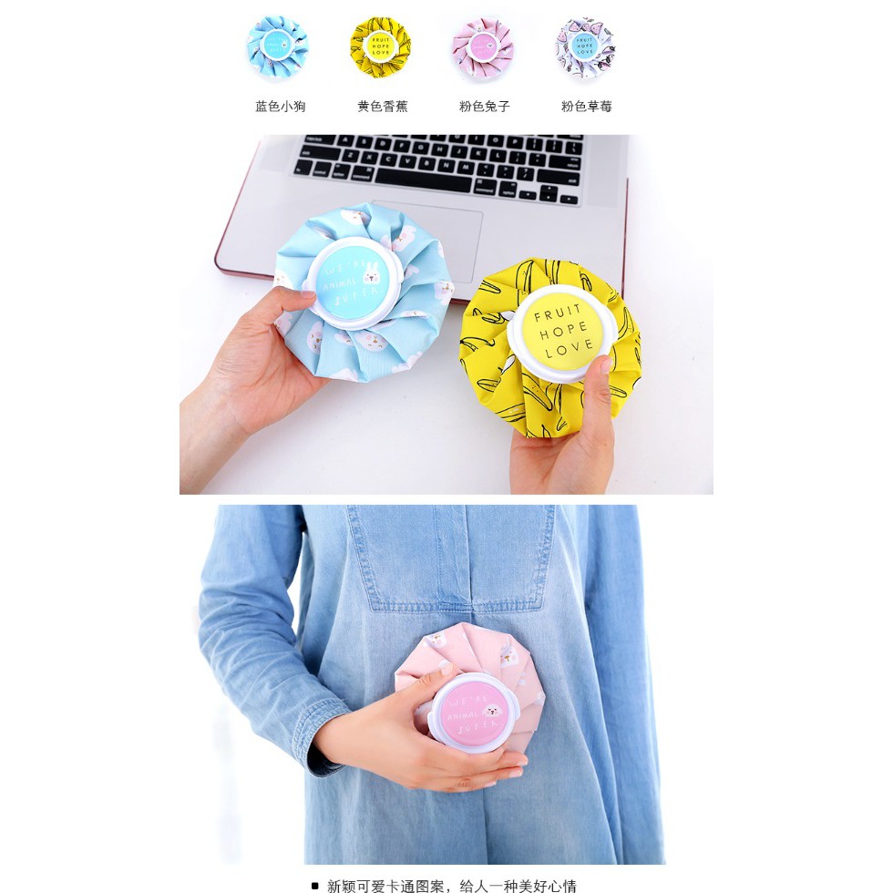 HY.Ж 可愛繽紛風格冰敷袋/熱敷袋. 冷熱冰敷袋.防水材質◇-細節圖2