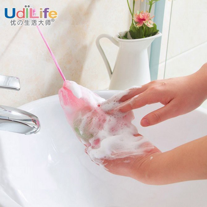 GN.Ж 台灣製 生活大師 UdiLife  4層極細泡泡皂袋 起泡網◇-細節圖2
