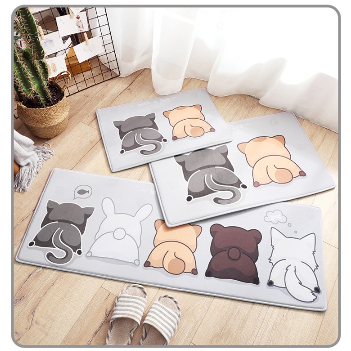 HY.Ж 超Q可愛萌貓掌地墊.臥室門墊.地毯.浴室防滑墊.吸水墊.陽台廚房腳踏墊 ◇-細節圖3