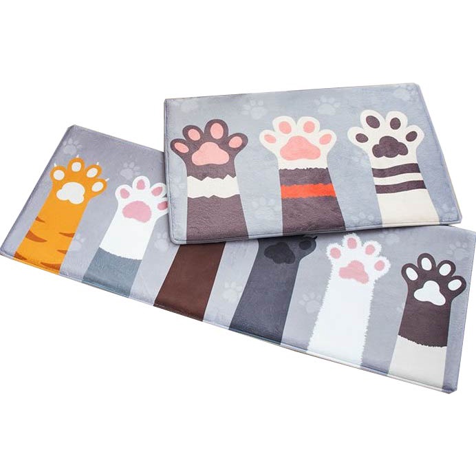 HY.Ж 超Q可愛萌貓掌地墊.臥室門墊.地毯.浴室防滑墊.吸水墊.陽台廚房腳踏墊 ◇-細節圖9