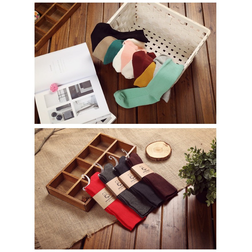 DY.Ж 日系四季女孩純棉堆堆襪.長襪.襪子.長筒襪.中筒襪◇-細節圖2