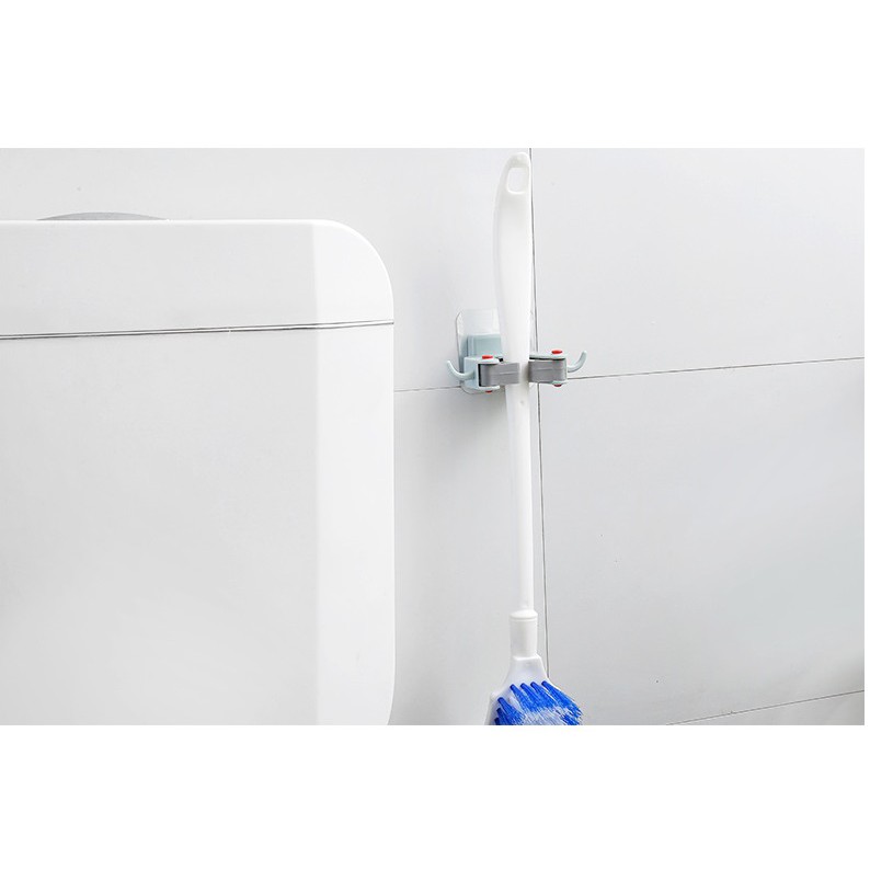 DY.Ж 多用途免打孔無痕貼拖把掛架.拖把架.置物架.拖把掛勾◇-細節圖5