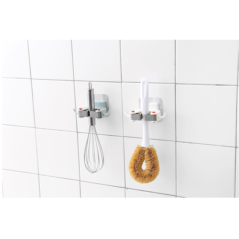 DY.Ж 多用途免打孔無痕貼拖把掛架.拖把架.置物架.拖把掛勾◇-細節圖6