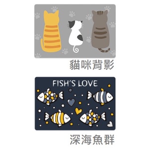 HY.Ж 超Q可愛萌貓掌地墊.臥室門墊.地毯.浴室防滑墊.吸水墊.陽台廚房腳踏墊 ◇-細節圖2