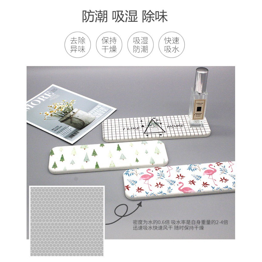 DY.Ж 日韓熱銷 彩繪珪藻土吸水墊、漱口杯墊、肥皂墊.香皂墊◇-細節圖4