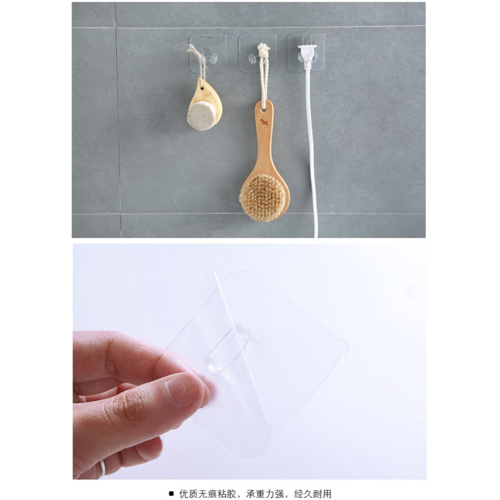 BY.Ж 實用無痕強力黏貼插頭掛勾.電源線插頭掛勾.電器插座掛勾.萬用掛勾◇-細節圖3