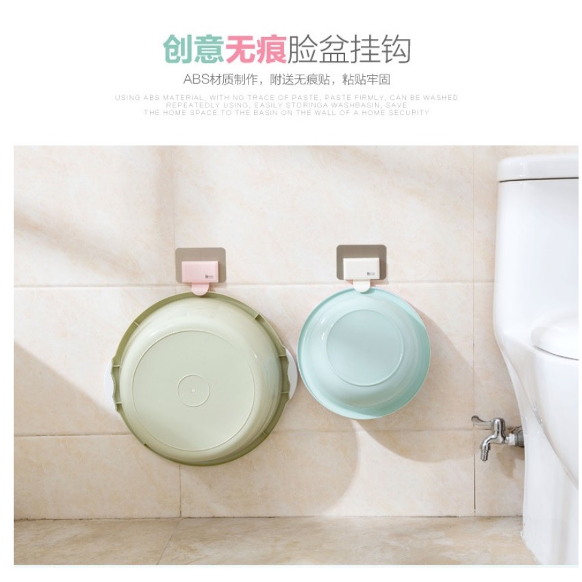 BY.Ж 居家家 浴室創意無痕掛架.掛勾.臉盆架.臉盆掛勾◇-細節圖3