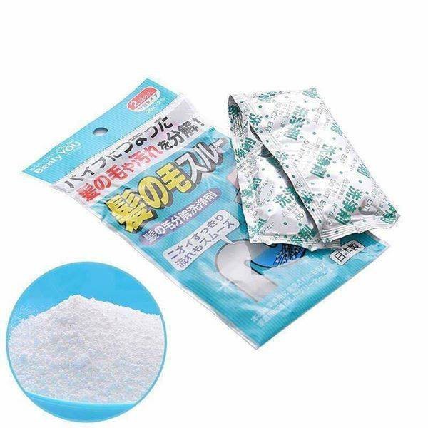 BY.Ж 日本製 【紀陽除虫菊】排水管毛髮分解劑 20g*2包◇-細節圖2