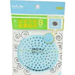 BN.Ж UdiLife 生活大師 浴室毛髮收集貼布 8入◇-細節圖3