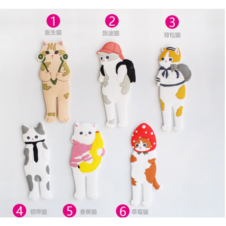 CY.Ж 超萌北歐風動物造型冰箱貼掛勾、磁鐵掛鈎◇-細節圖3