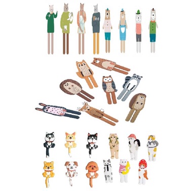 CY.Ж 超萌北歐風動物造型冰箱貼掛勾、磁鐵掛鈎◇-細節圖9