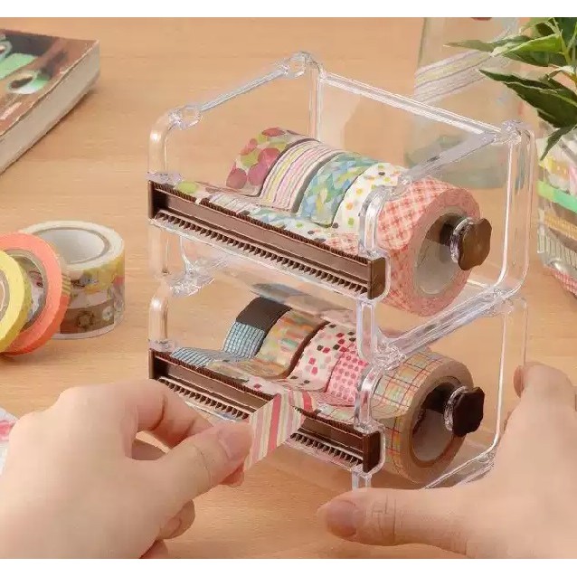 BY.日本製【INOMATA】紙膠帶 滾筒收納膠台-細節圖3