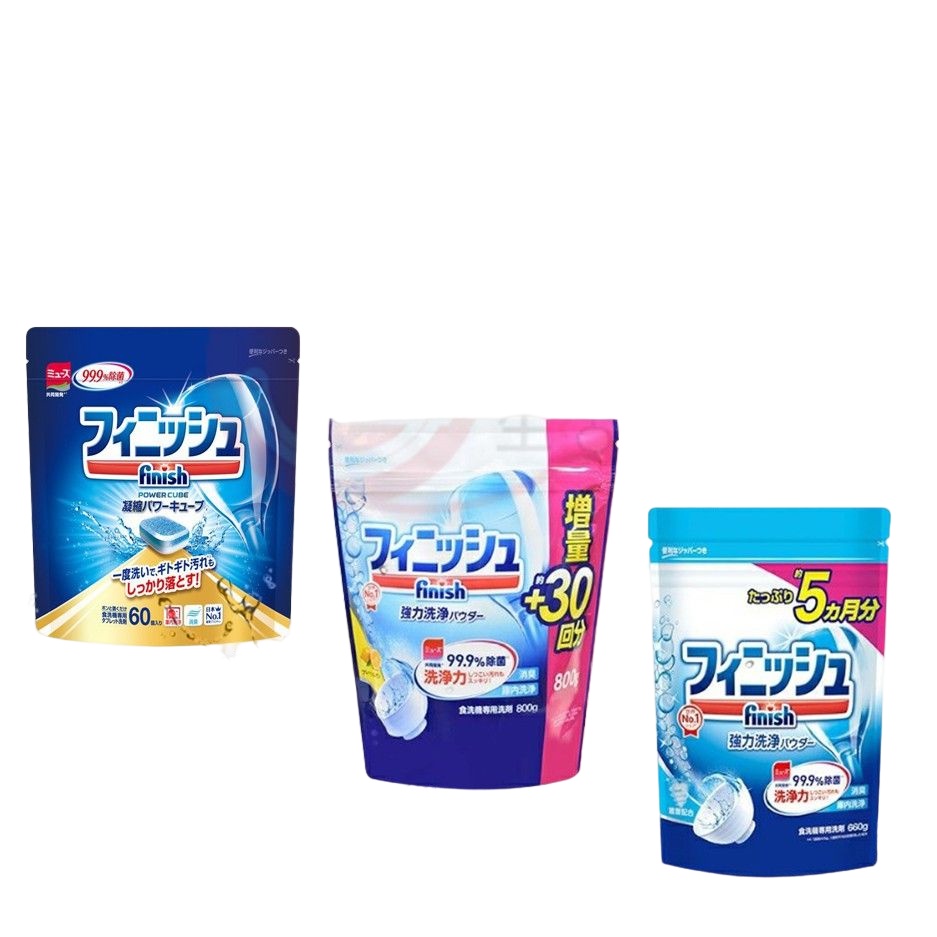 AY.日本 地球製藥 finish 洗碗機專用洗碗粉 660g & 900g-細節圖2