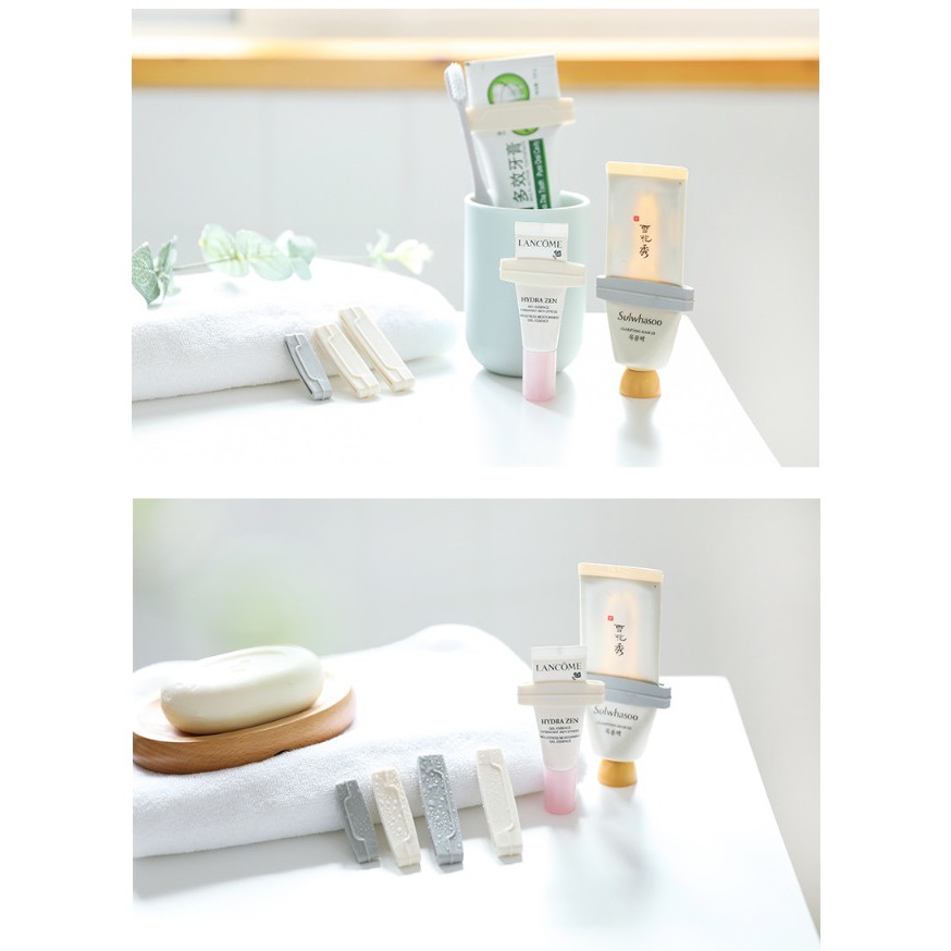 FY.Ж 創意素色手動擠牙膏器、多功能懶人神器(適用化妝品、洗面乳、牙膏)(3種規格)◇-細節圖5