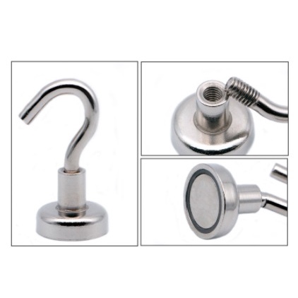 CY.萬用磁鐵掛鈎、強力磁鐵收納掛勾、冰箱無痕磁力掛勾- E16-細節圖2