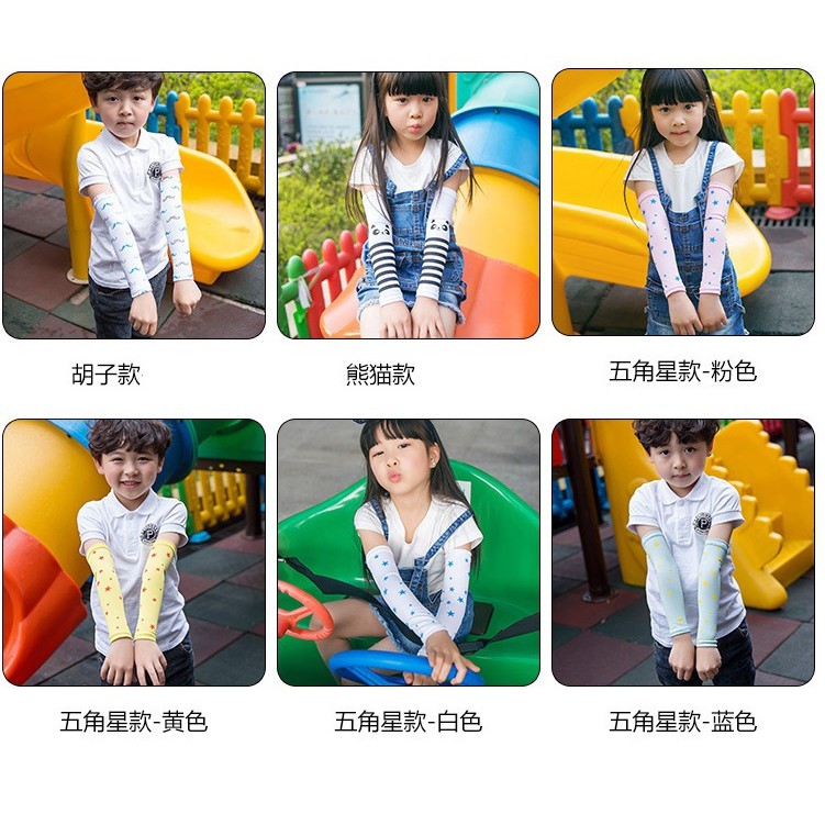 XX.Ж 炎夏特價◇韓國兒童涼感袖套.遮陽防曬.高透氣手袖套◇-細節圖6