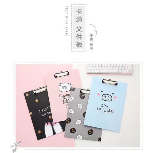 XX.Ж 豬豬A4文件板夾、書寫墊板、檔案資料夾、票據夾◇-細節圖2