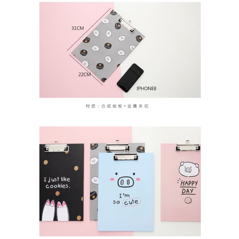 XX.Ж 豬豬A4文件板夾、書寫墊板、檔案資料夾、票據夾◇-細節圖3