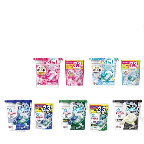 IY.Ж 日本  P&G ARIEL 3D & 4D 立體洗衣膠球盒裝-細節圖6