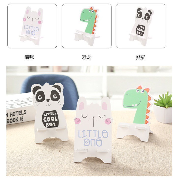 BY.韓版創意DIY可愛動物質手機座.手機支架.手機架.通用懶人手機托架-細節圖2