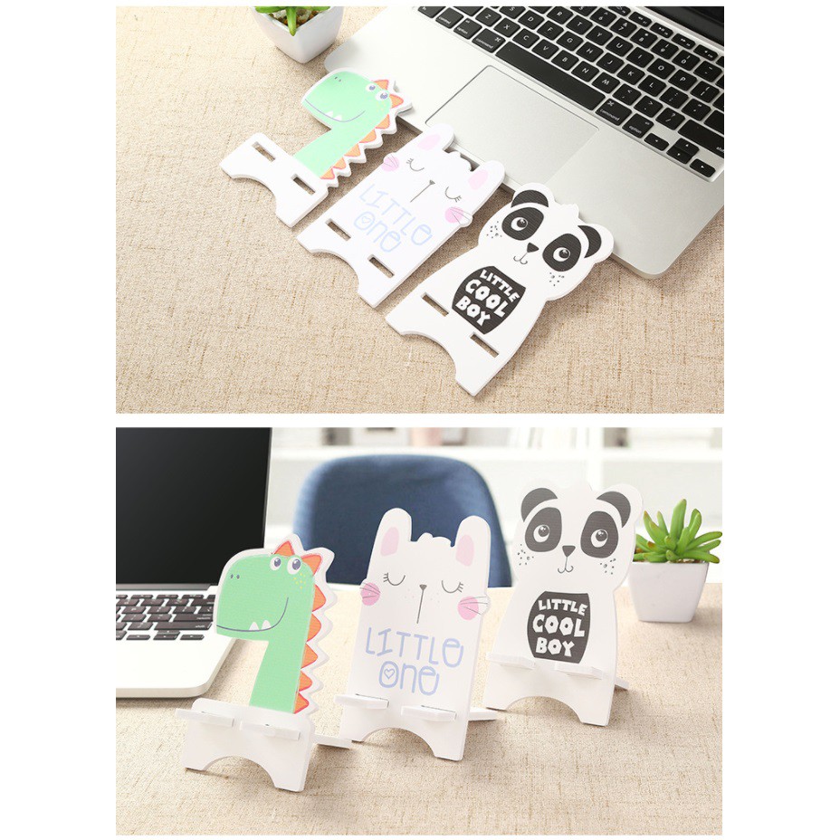 BY.韓版創意DIY可愛動物質手機座.手機支架.手機架.通用懶人手機托架-細節圖4