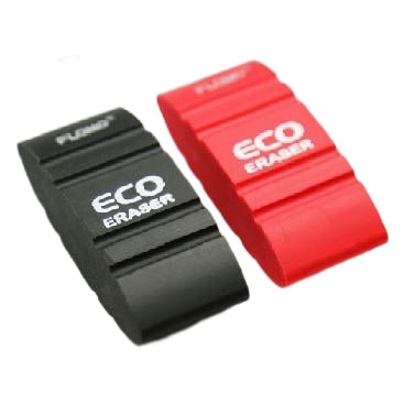 HN.【富樂夢】人體工學弧形橡皮擦－紅+黑2個/組 ER-10019P2-細節圖4