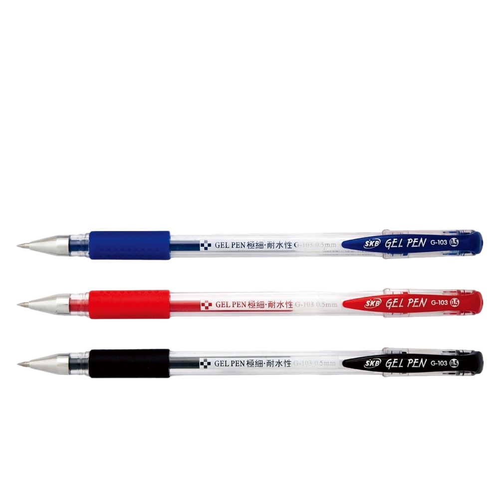 DY.【台灣品牌 SKB】優選 G-103 中性筆 0.5mm 3色-細節圖3