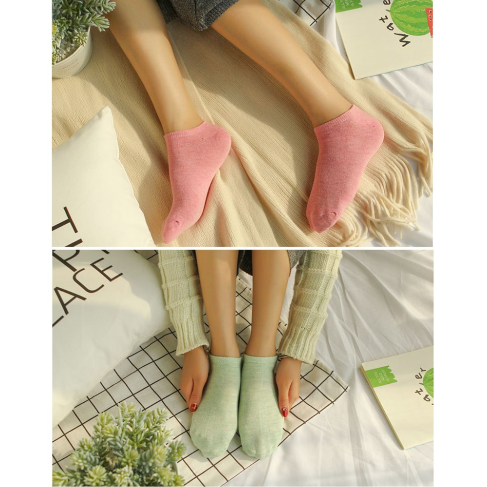 BY.Ж 馬卡龍繽紛糖果色女孩短襪.棉襪.船襪.隱形襪.淺口襪◇-細節圖4