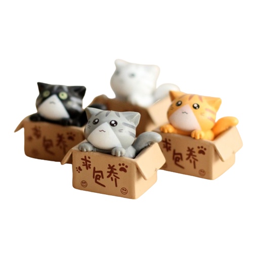 GY.Ж 萌貓求包養公仔玩偶.微景觀擺飾.多肉植物擺飾.烘焙裝飾工具.療癒小物.拍照道具◇-細節圖9