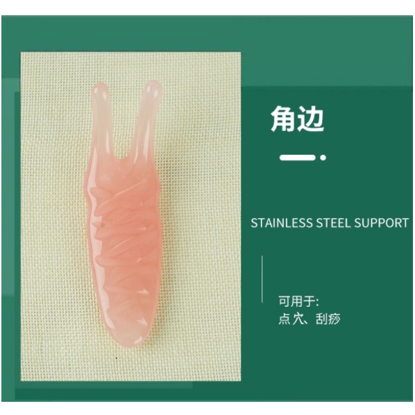 IY.精選蜜蠟小蟲形兩叉刮痧板、臉部刮痧板、頭部刮痧-細節圖5