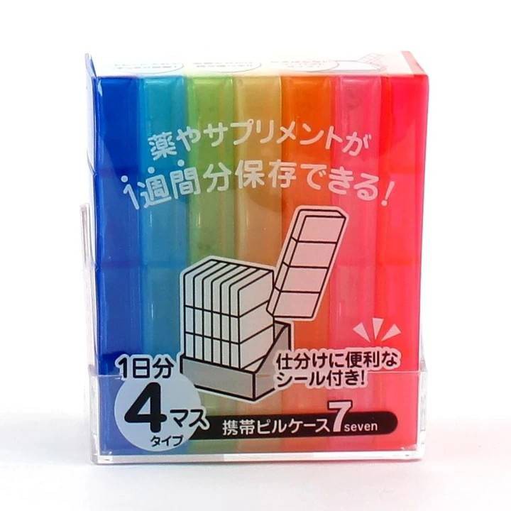CY.日本製 山田 YAMADA 七彩藥盒、攜帶式藥盒 7日份-細節圖2