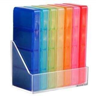 CY.日本製 山田 YAMADA 七彩藥盒、攜帶式藥盒 7日份-細節圖4