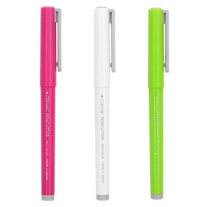 BY.Ж 日本 OHTO 樂多 CP-25 陶瓷筆刀.陶瓷筆型美工刀. 陶瓷裁紙刀◇-細節圖2