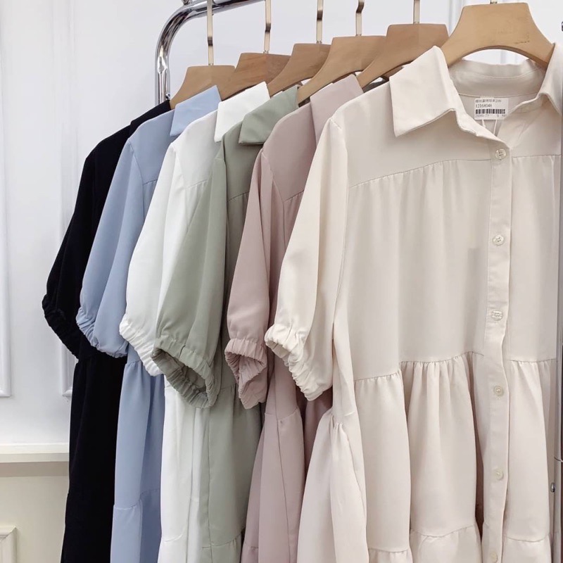 Rula🎀 韓系 現貨 甜美雪紡娃娃洋裝*6色-細節圖5