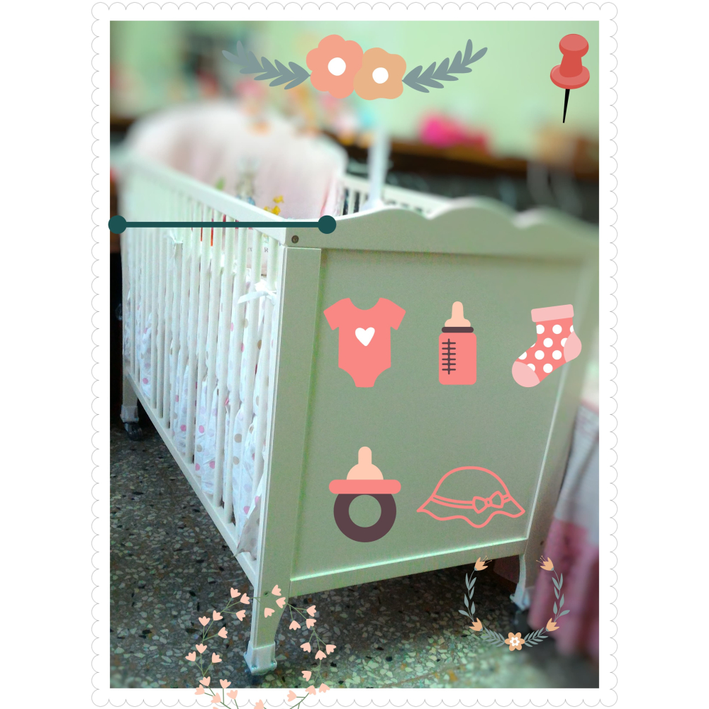 全台獨家設計 - IKEA嬰兒床，加裝萬向滑動輪-高階靜音版(含底座及滑輪)-細節圖5