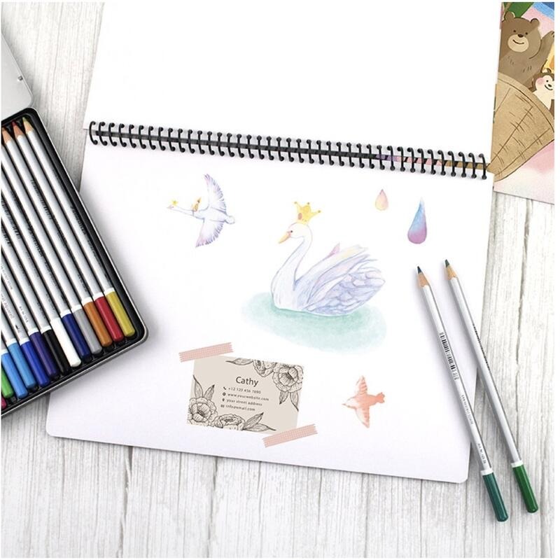 [大塊文具含發票] 珠友 A4/13K 圈裝素描本剪貼簿/美術繪圖本/畫畫本/圖畫紙/寫生素描/塗鴉本-20張-細節圖2